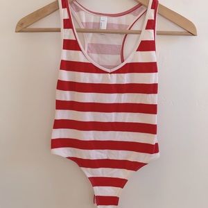 American Apparel Striped Bodysuit